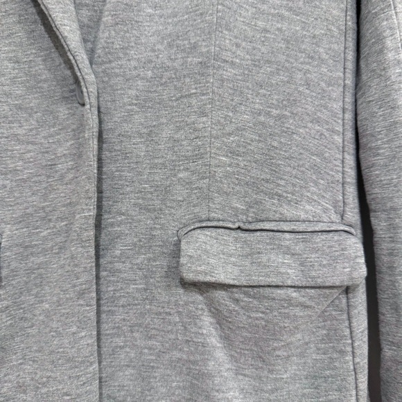 Magaschoni | Ponte Knit Blazer Stretch Heather Gray Size XS - Picture 4 of 6